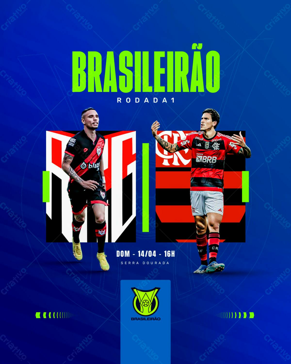 Flyer Brasileirão PSD Editável