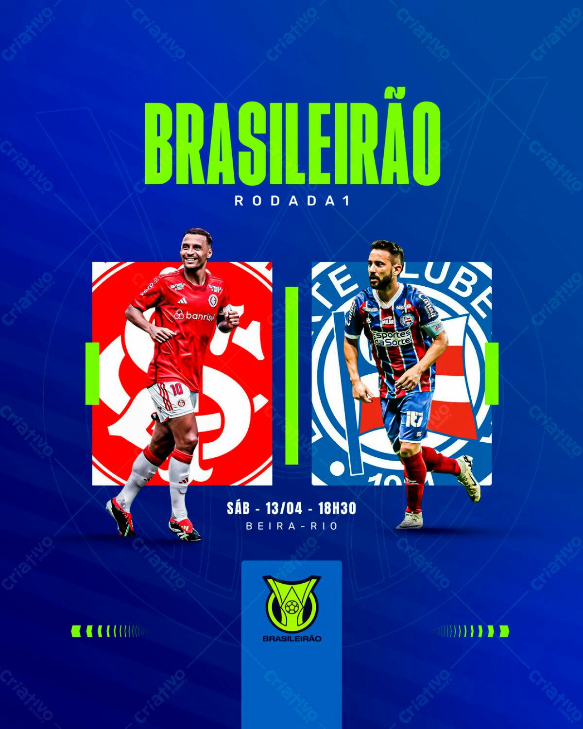 Flyer Brasileirão PSD Editável