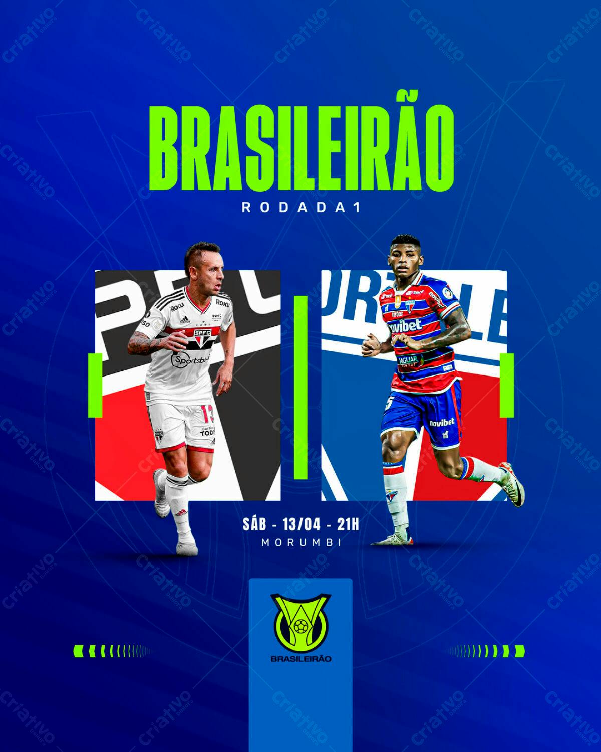 Flyer Brasileirão PSD Editável