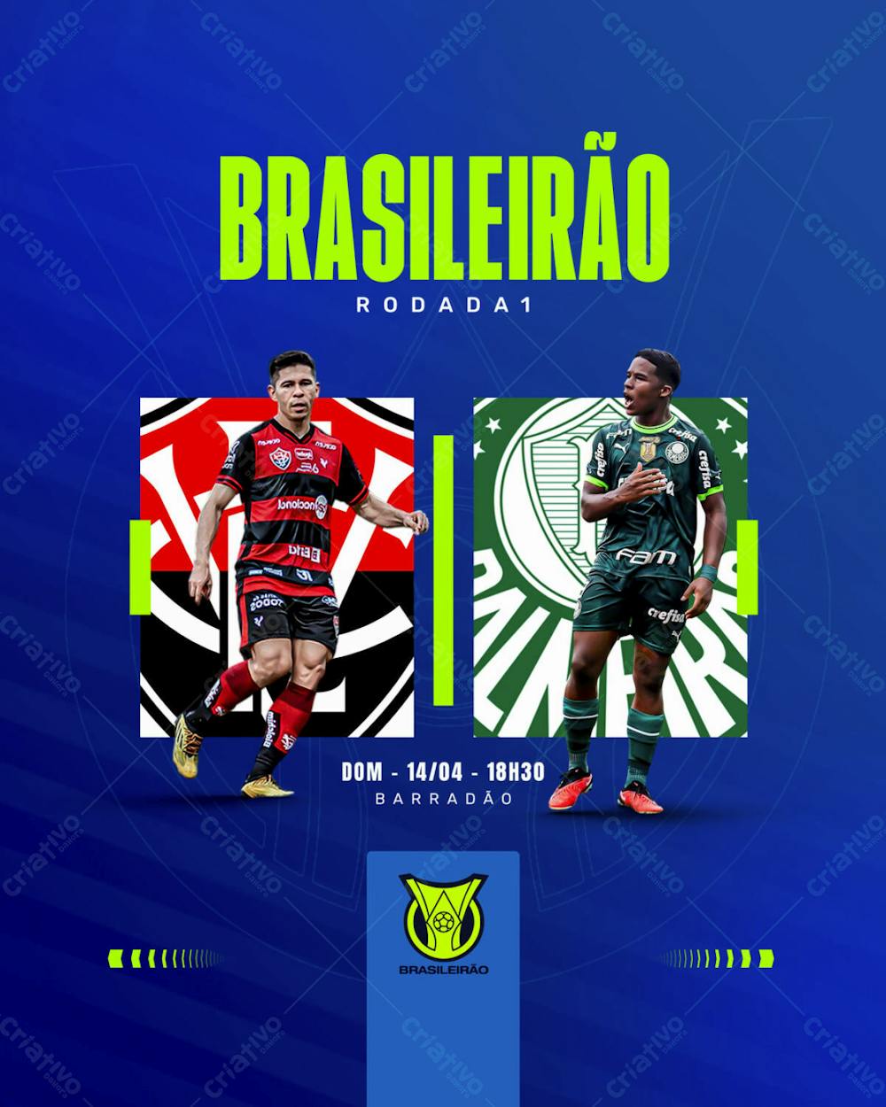 Brasileirão Série A 2024 Vitoria X Palmeiras