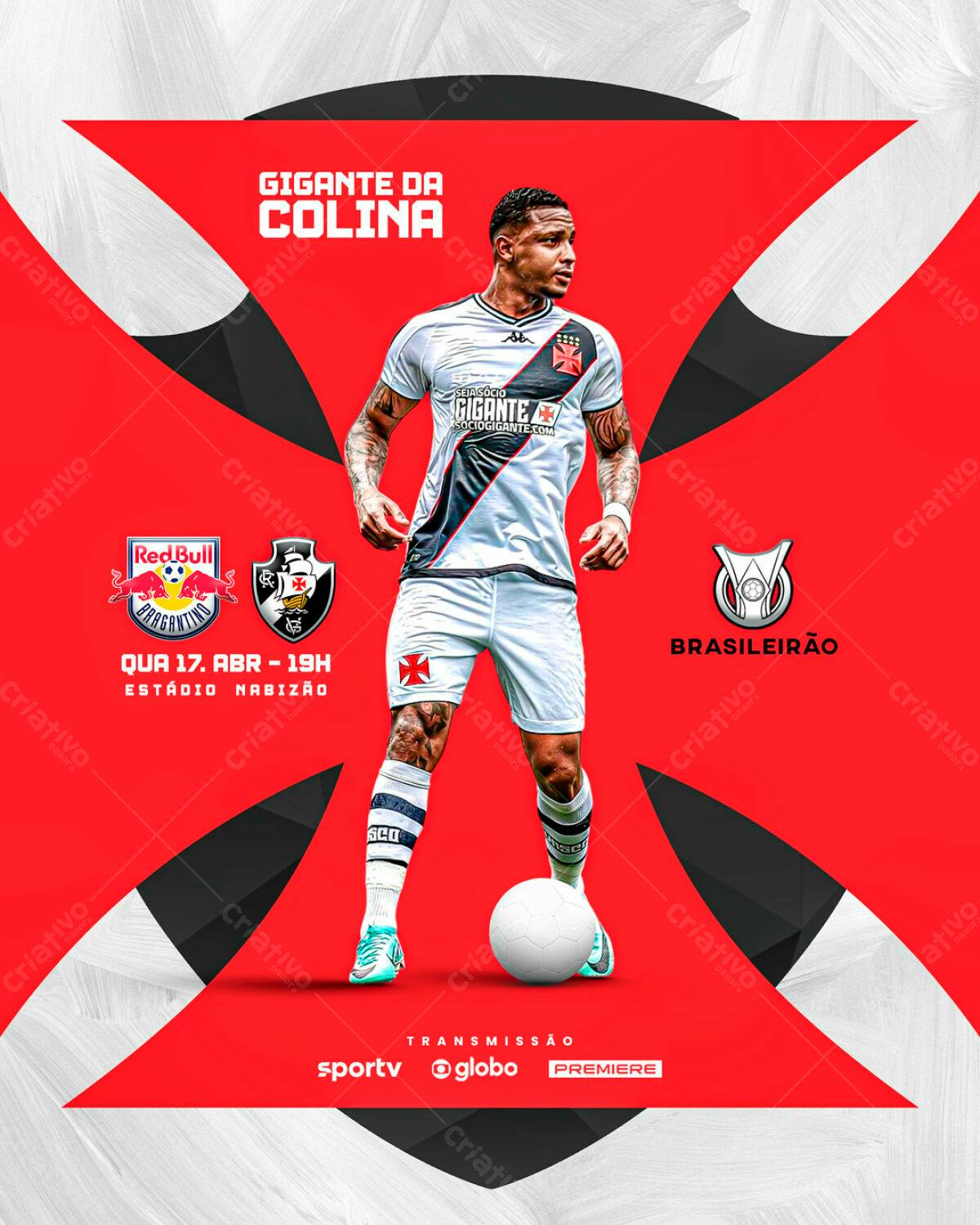 Flyer Jogo de Futebol PSD Editável