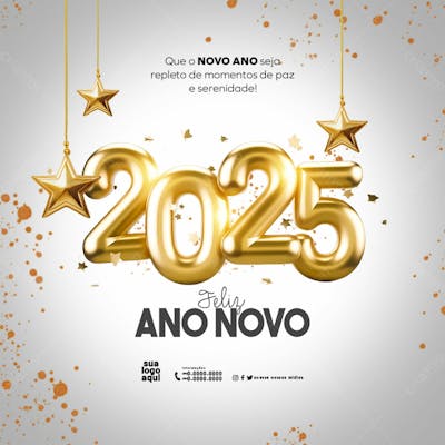Feliz Ano Novo Reveillon 2025 2