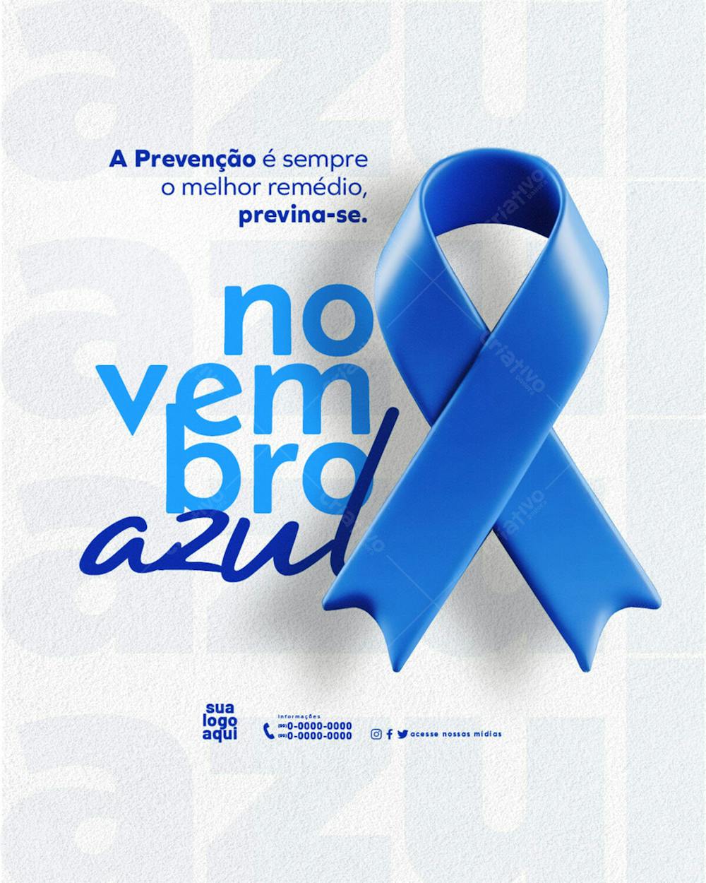 Novembro Azul Conscientização E Prevenção Do Câncer De Próstata Feed 1