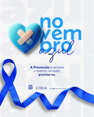 Novembro Azul Conscientização E Prevenção Do Câncer De Próstata Feed 1