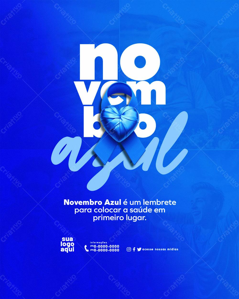 Novembro Azul Conscientização E Prevenção Do Câncer De Próstata Feed 1