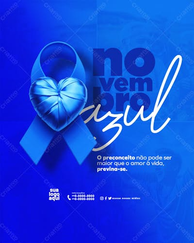 Novembro Azul Conscientização E Prevenção Do Câncer De Próstata Feed 1