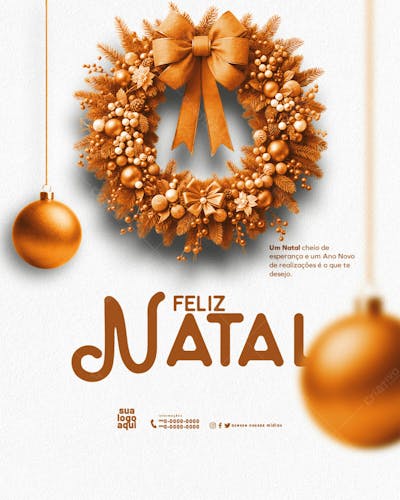 Feliz Natal Festa Natalina Dezembro Feed 1