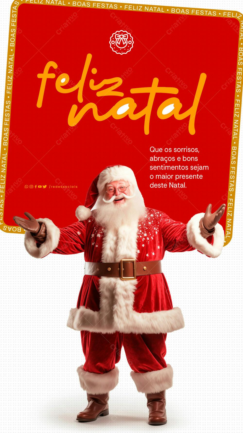 Story Feliz Natal Sorrisos E Abraços