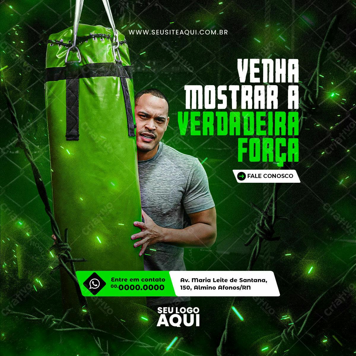 Flyer Academia PSD Editável