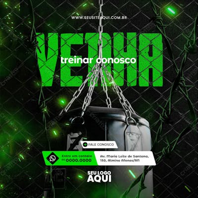 Feed Quadrado Aulas De Boxe 13