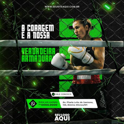 Feed Quadrado Aulas De Boxe 15