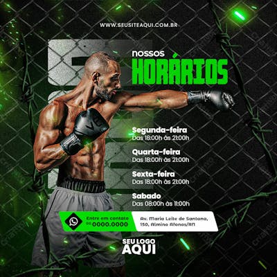 Feed Quadrado Aulas De Boxe 18