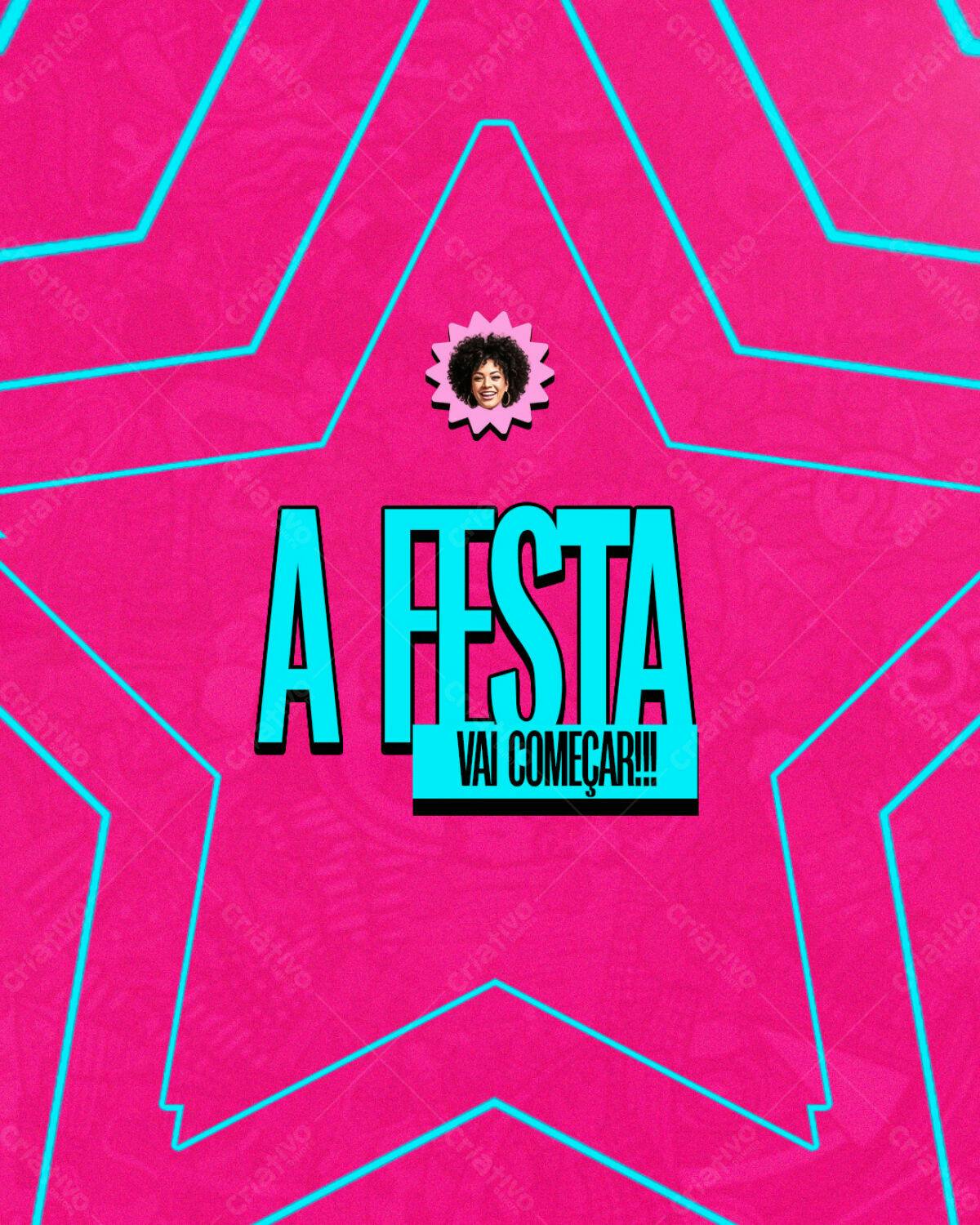 Flyer para Festa PSD Editável