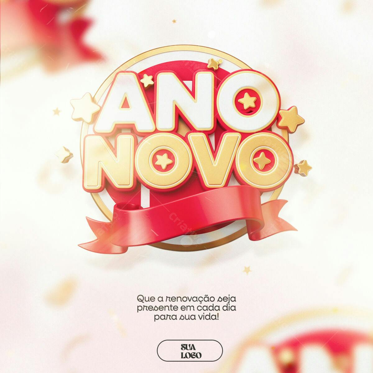 Flyer para Ano Novo PSD Editável