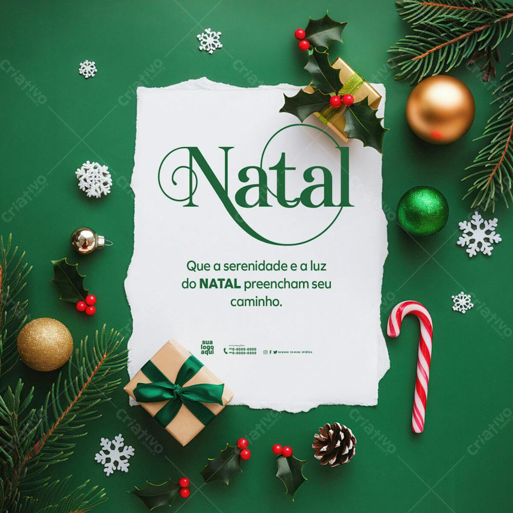 Natal Background Com Enfeites Natalino Para Escrita, Merry Christmas And Happy Holidays, End Of Year Parties Ia 7