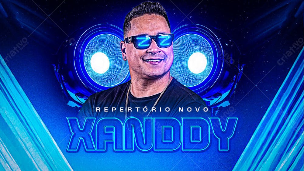 Flyer Thumb Capa Cd Banner Youtube Xanddy Repertório Novo Psd Editável