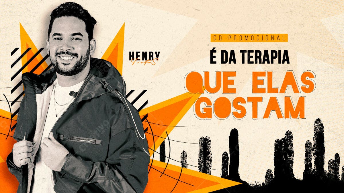 Capa de CD Promocional PSD Editável para Música