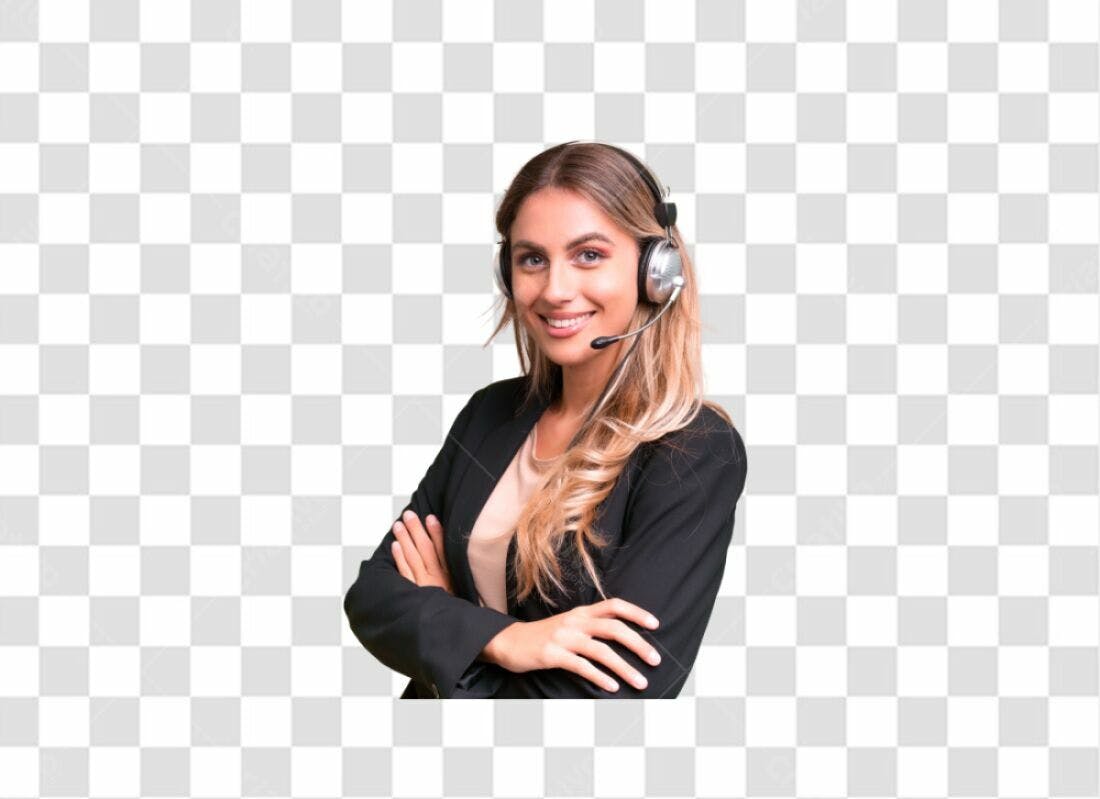 Icone Atendente Suporte PNG com fundo transparente