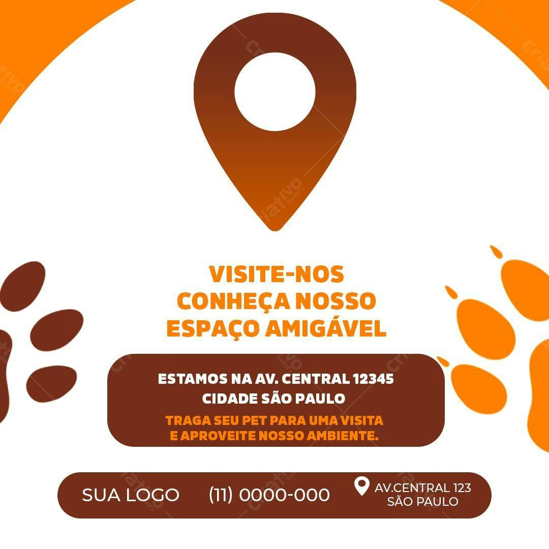Flyer para Pet Shop PSD Editável