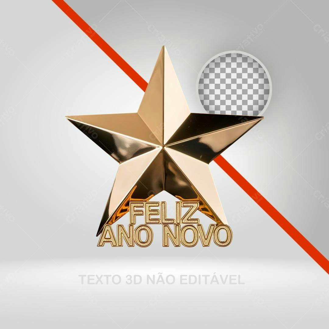 Icone Feliz Ano Novo PNG com fundo transparente