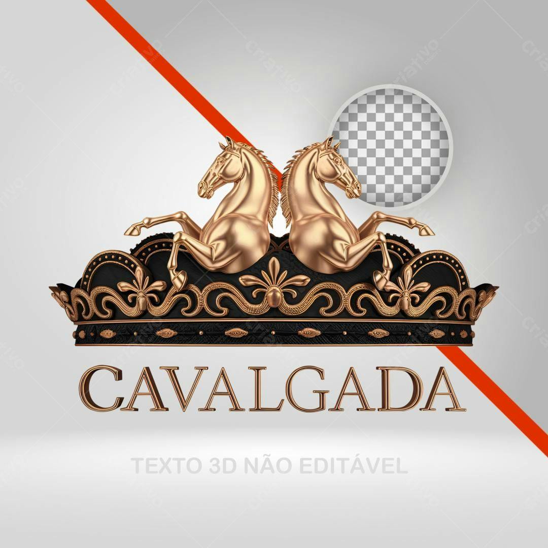 Logo Cavalgada PNG com fundo transparente