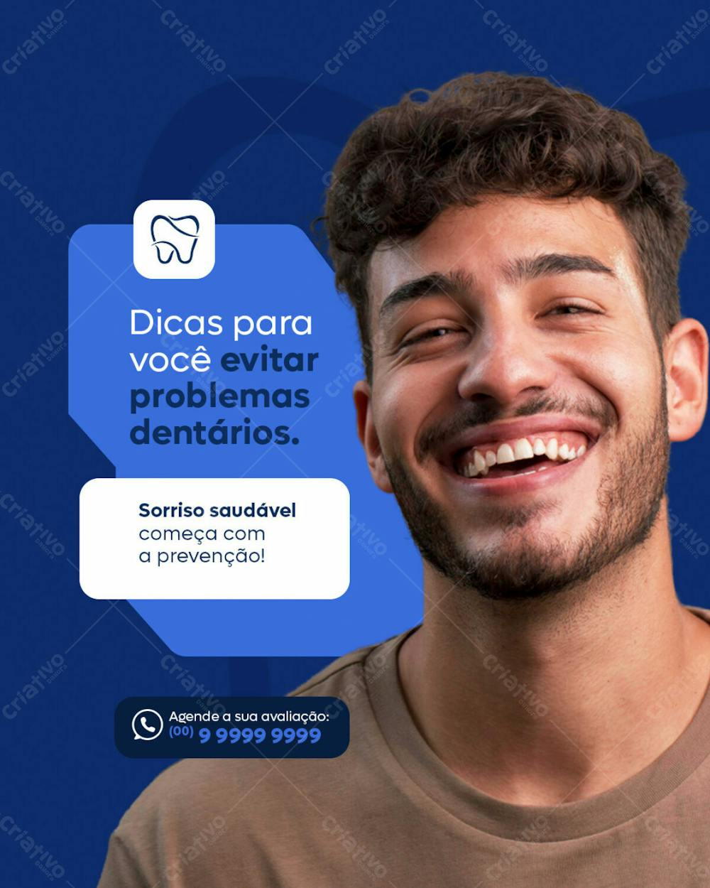 Dentista Problemas Dentários Social Media Psd Editável