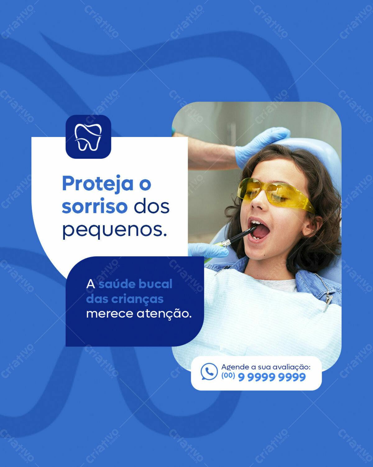 Post para Odontopediatria PSD Editável