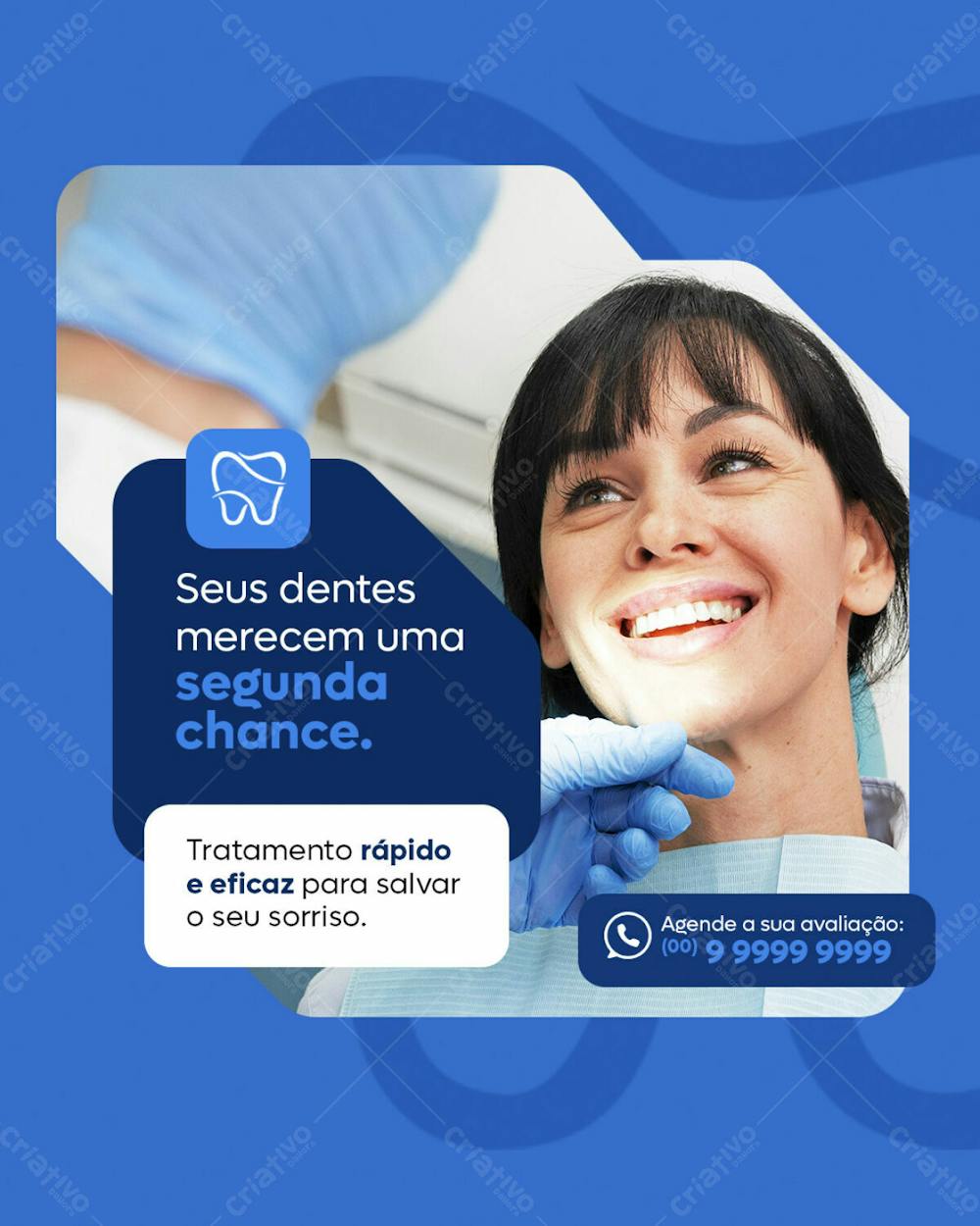 Dentista Tratamento Dentário Social Media Feed Psd Editável