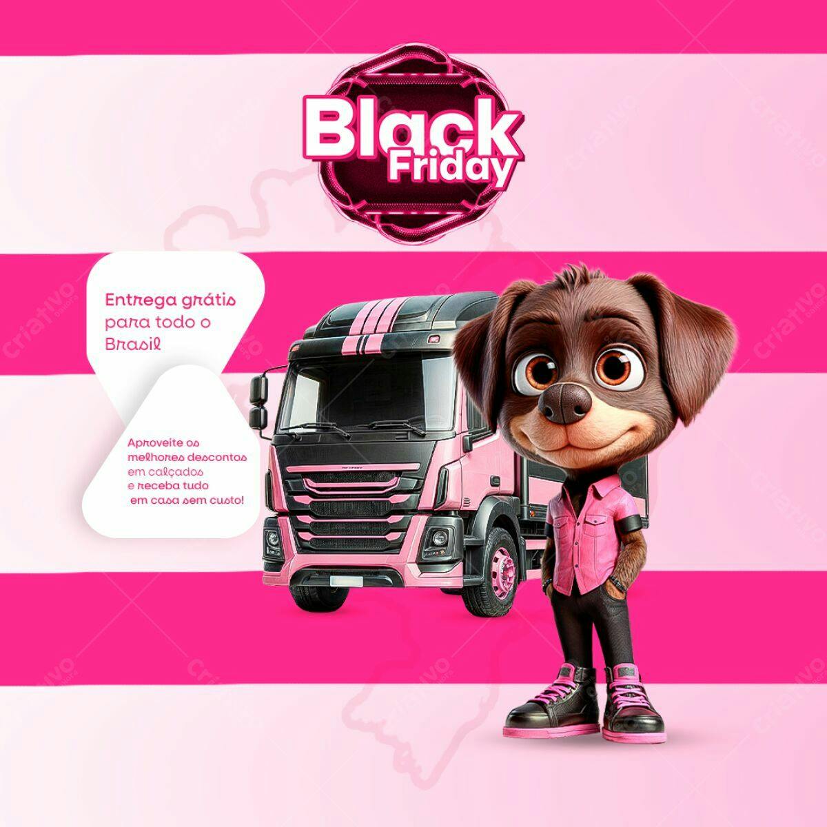 Banner Black Friday PSD Editável
