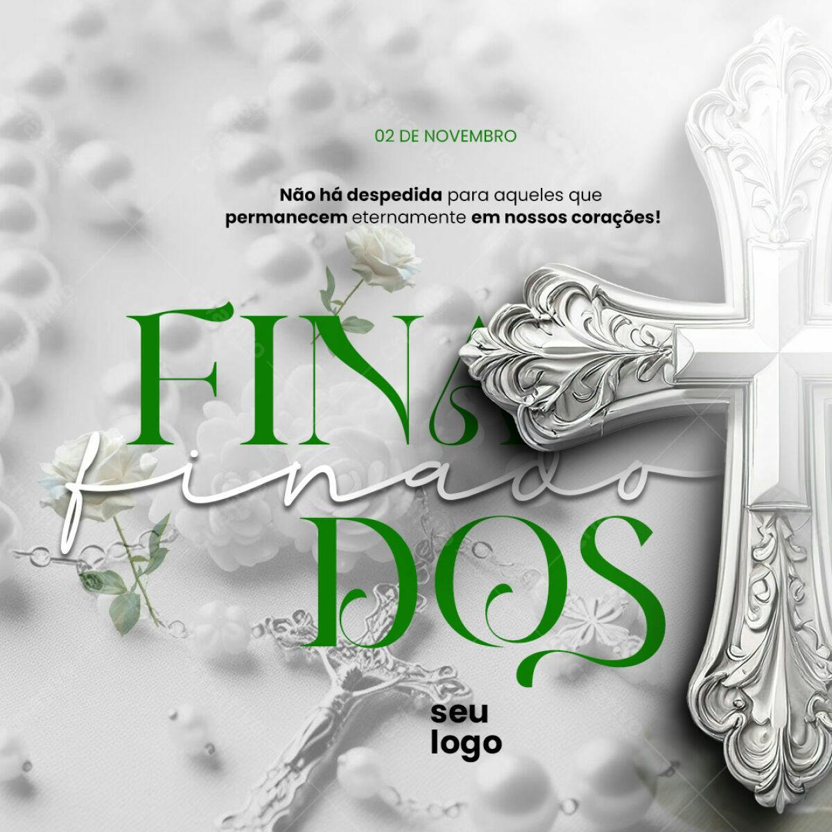 Flyer Dia de Finados PSD Editável