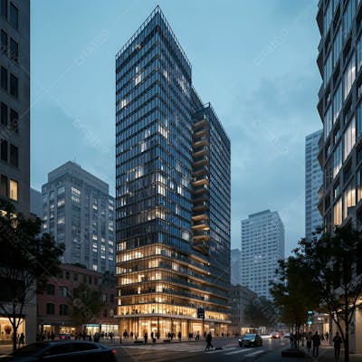 Imagem De Edifício Realista Para Composição