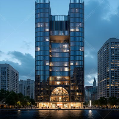 Imagem De Edifício Realista Para Composição