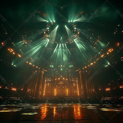 Imagem De Palco De Show Futurista Para Composição