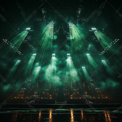 Imagem De Palco De Show Futurista Para Composição