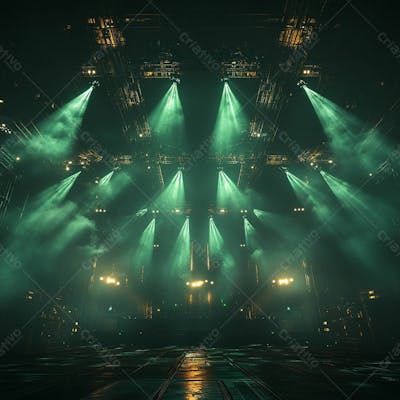 Imagem De Palco De Show Futurista Para Composição