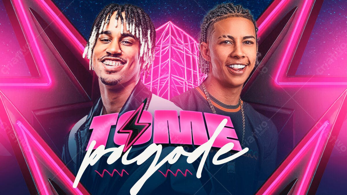 Flyer para Show TOME e Pyote PSD Editável