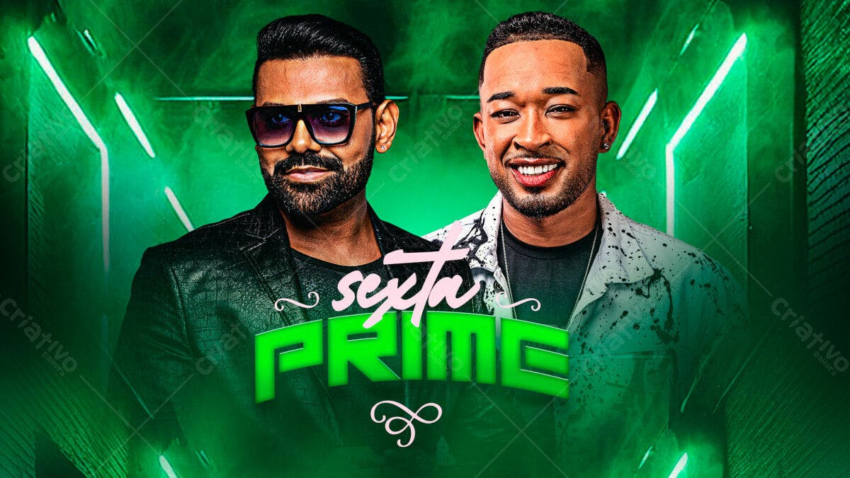 Flyer Festa Sexta Prime PSD Editável