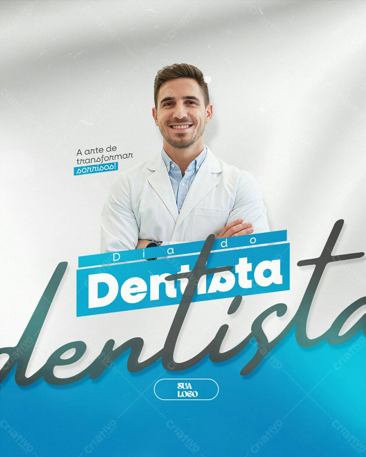 Flyer Dia do Dentista PSD Editável