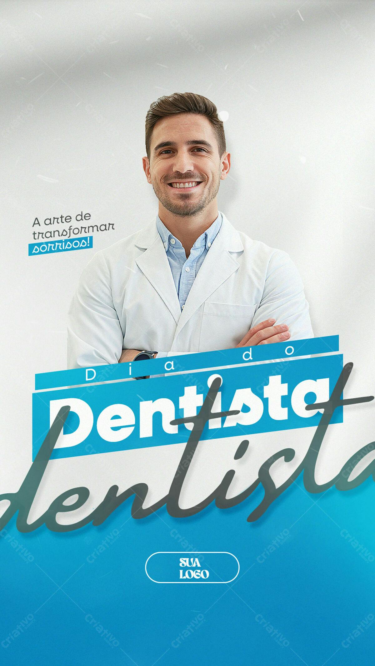 Flyer Dia do Dentista PSD Editável