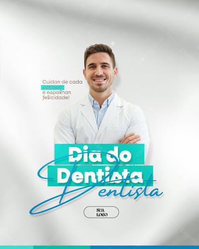 Dia Do Dentista 25 De Outubro Social Media Psd Editável