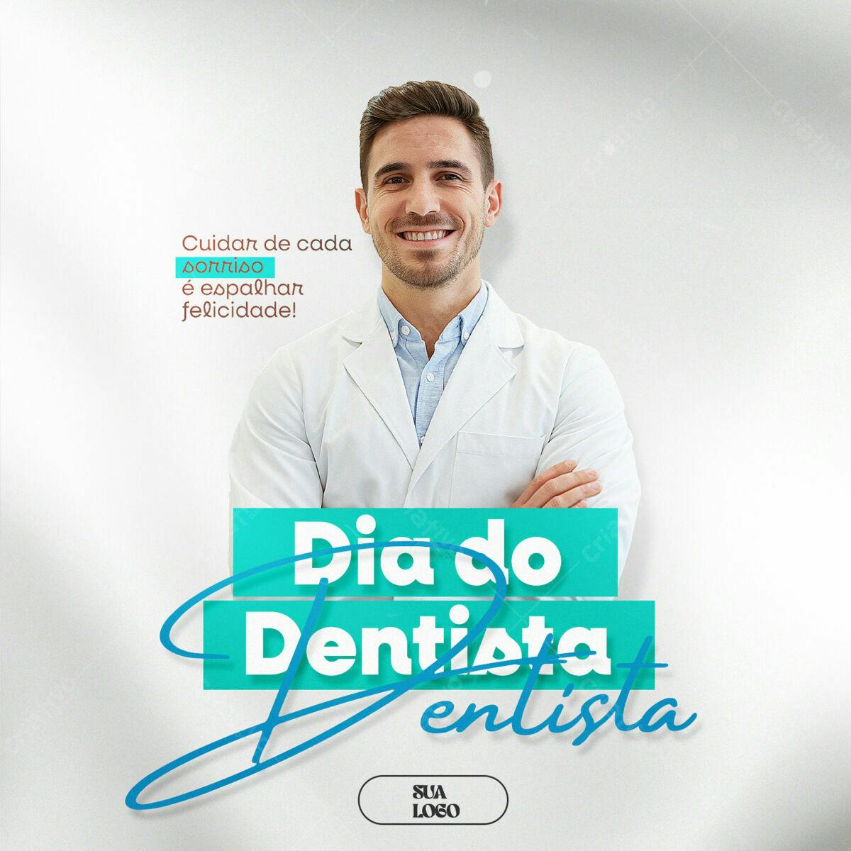 Flyer Dia do Dentista PSD Editável