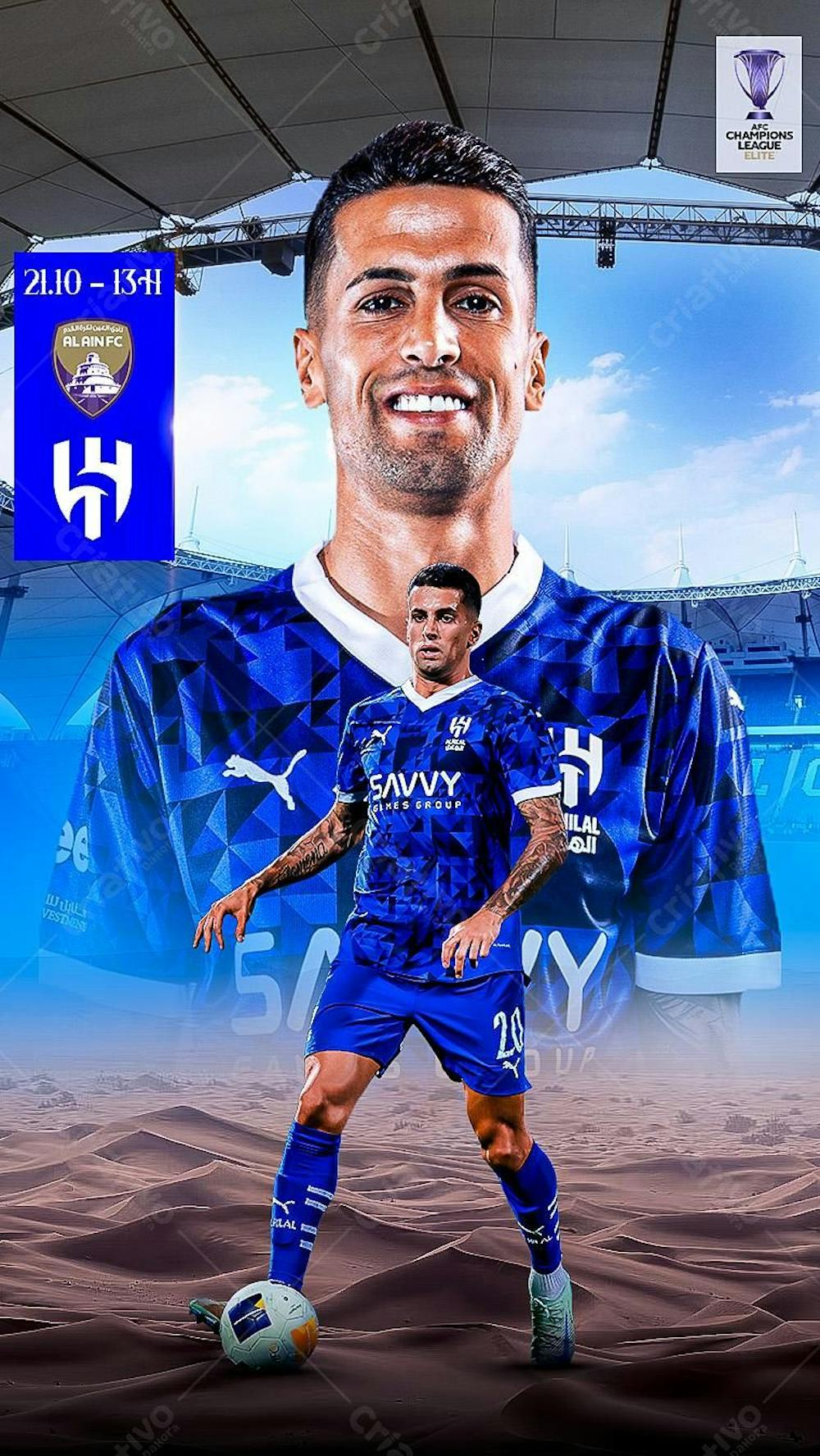 Flyer Matchday  Cancelo Al-Hilal