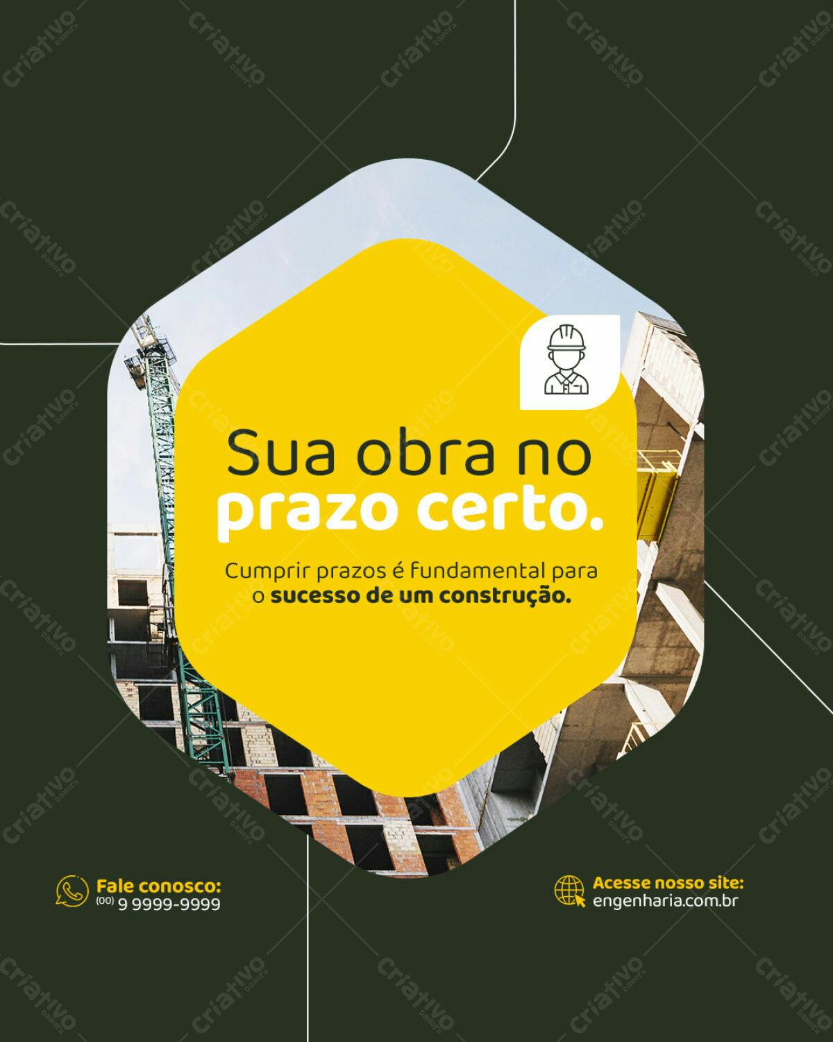 Post para Construção PSD Editável