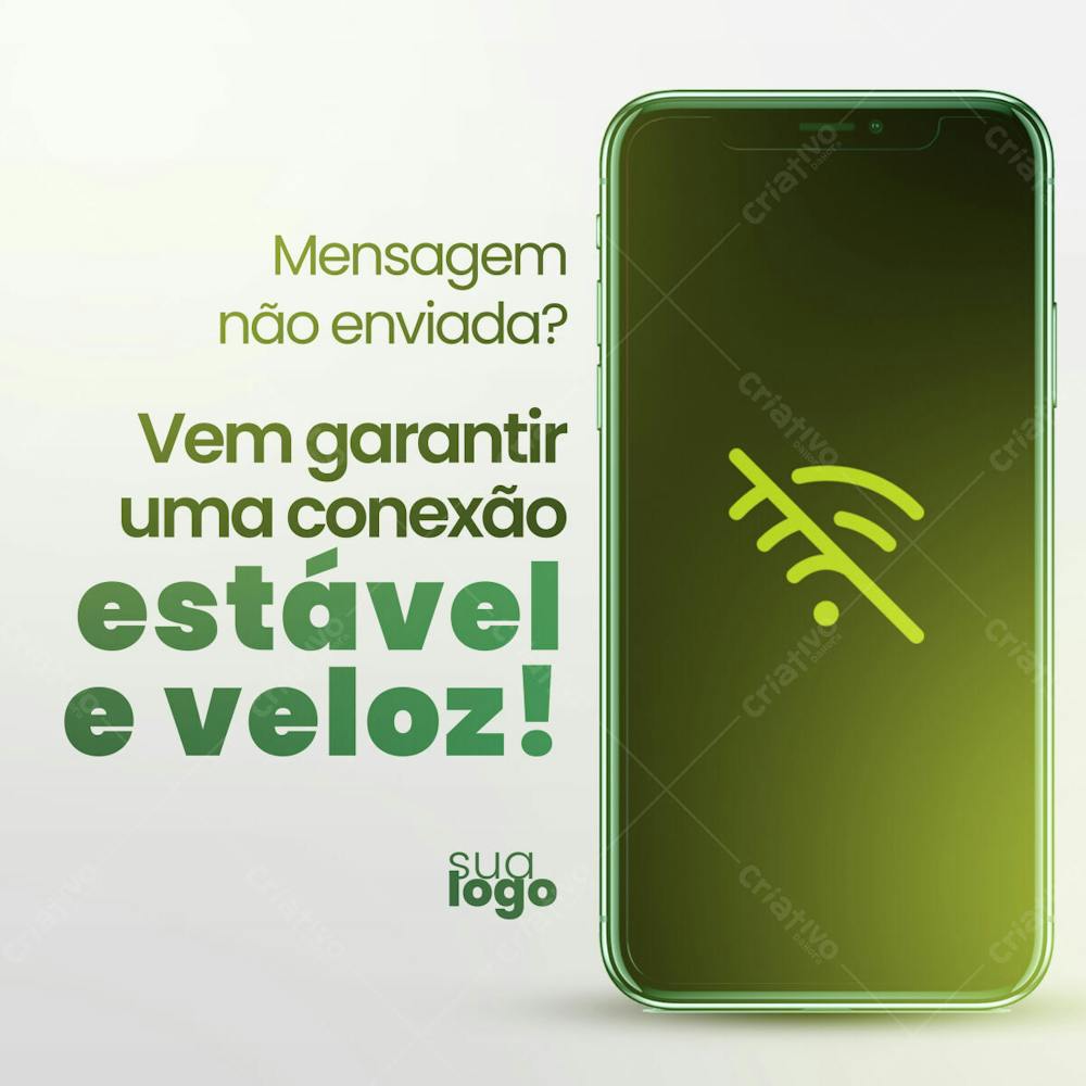 Modelo Psd Midia Social Folheto De Marketing Provedor De Internet