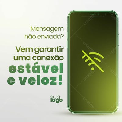 Modelo Psd Midia Social Folheto De Marketing Provedor De Internet