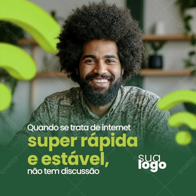 Modelo Psd Midia Social Folheto De Marketing Provedor De Internet