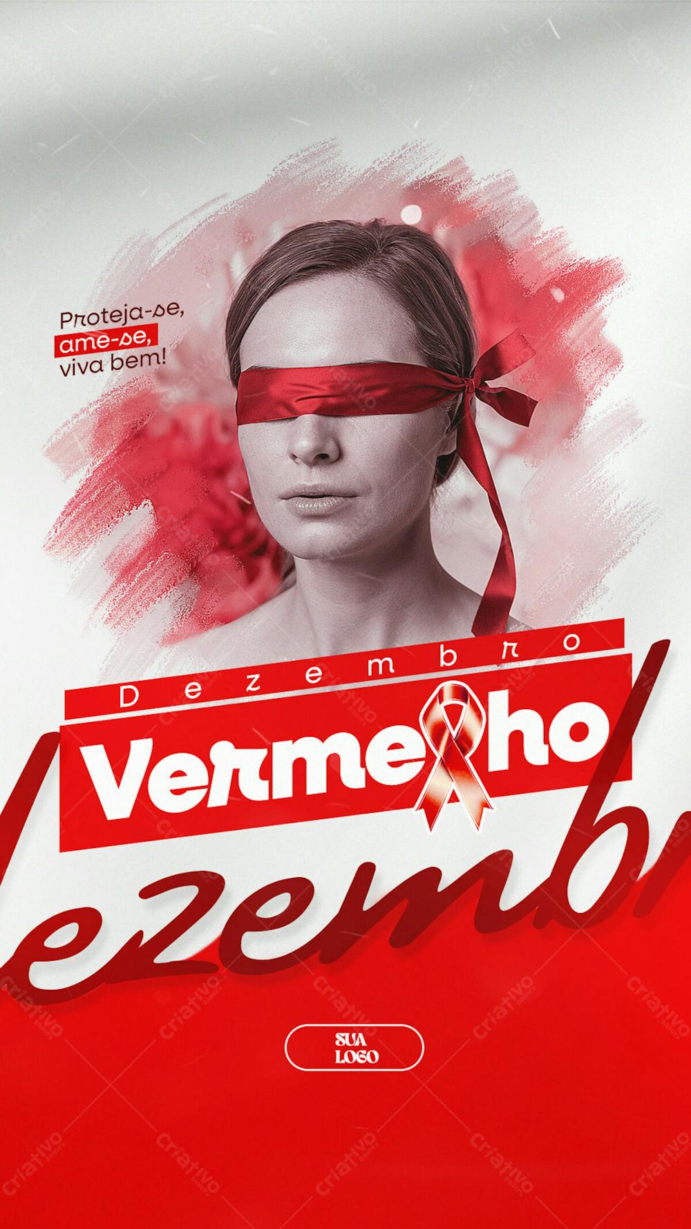 Dezembro Vermelho Mês De Luta E Conscientização Contra A Aids , Hiv E Outras Ists Social Media Psd Editável
