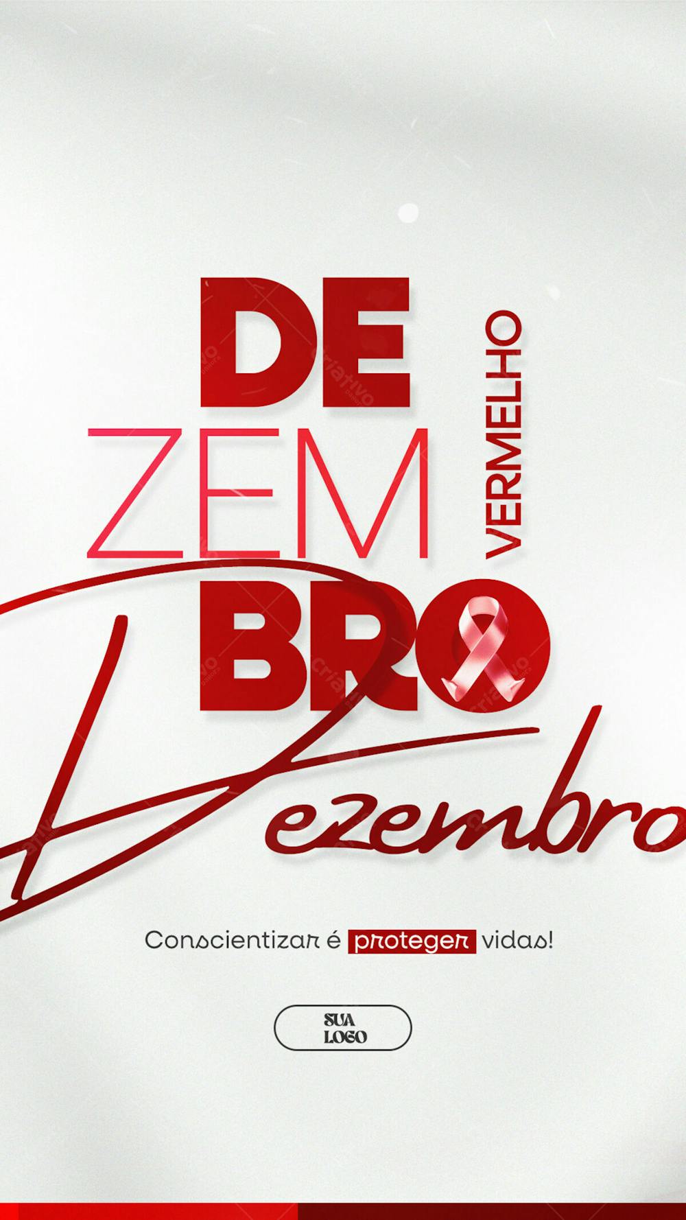 Dezembro Vermelho Mês De Luta E Conscientização Contra A Aids , Hiv E Outras Ists Social Media Psd Editável