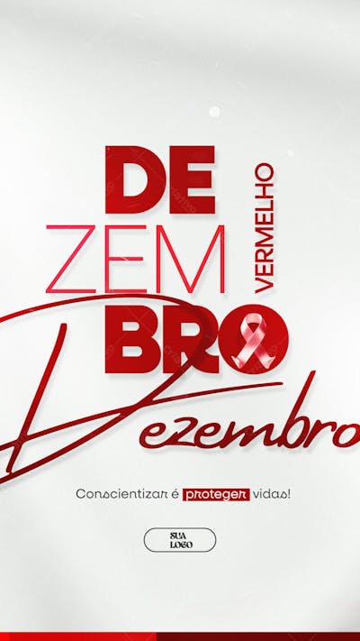 Dezembro Vermelho Mês De Luta E Conscientização Contra A Aids , Hiv E Outras Ists Social Media Psd Editável