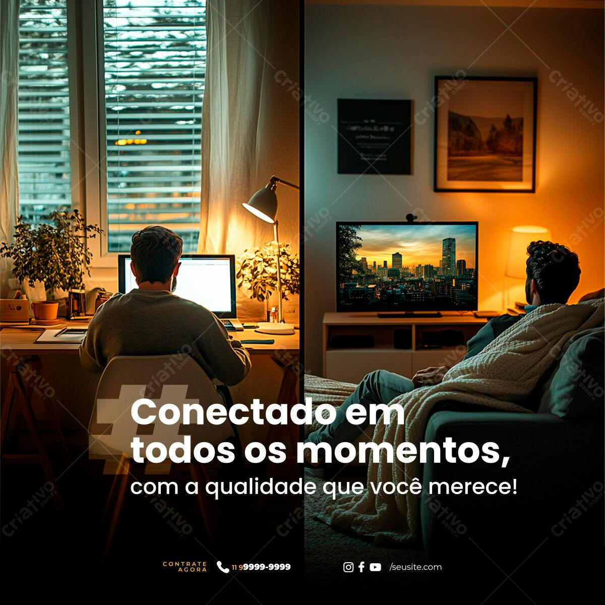 Postagem para Redes Sociais PSD Editável